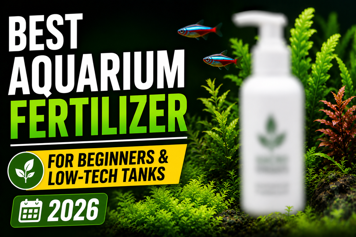 Best Aquarium Fertilizer for Beginners & Low-Tech Tanks (2026)