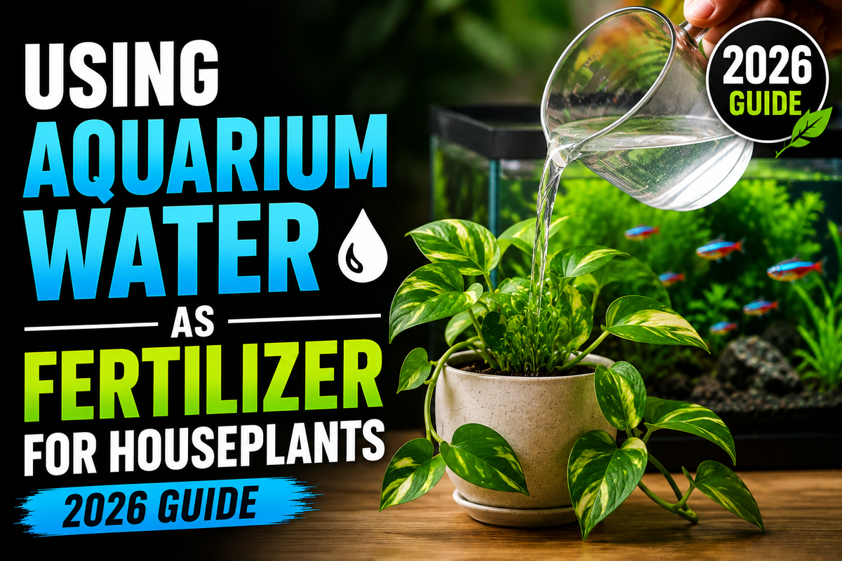 Using Aquarium Water as Fertilizer for Houseplants (2026 Guide)