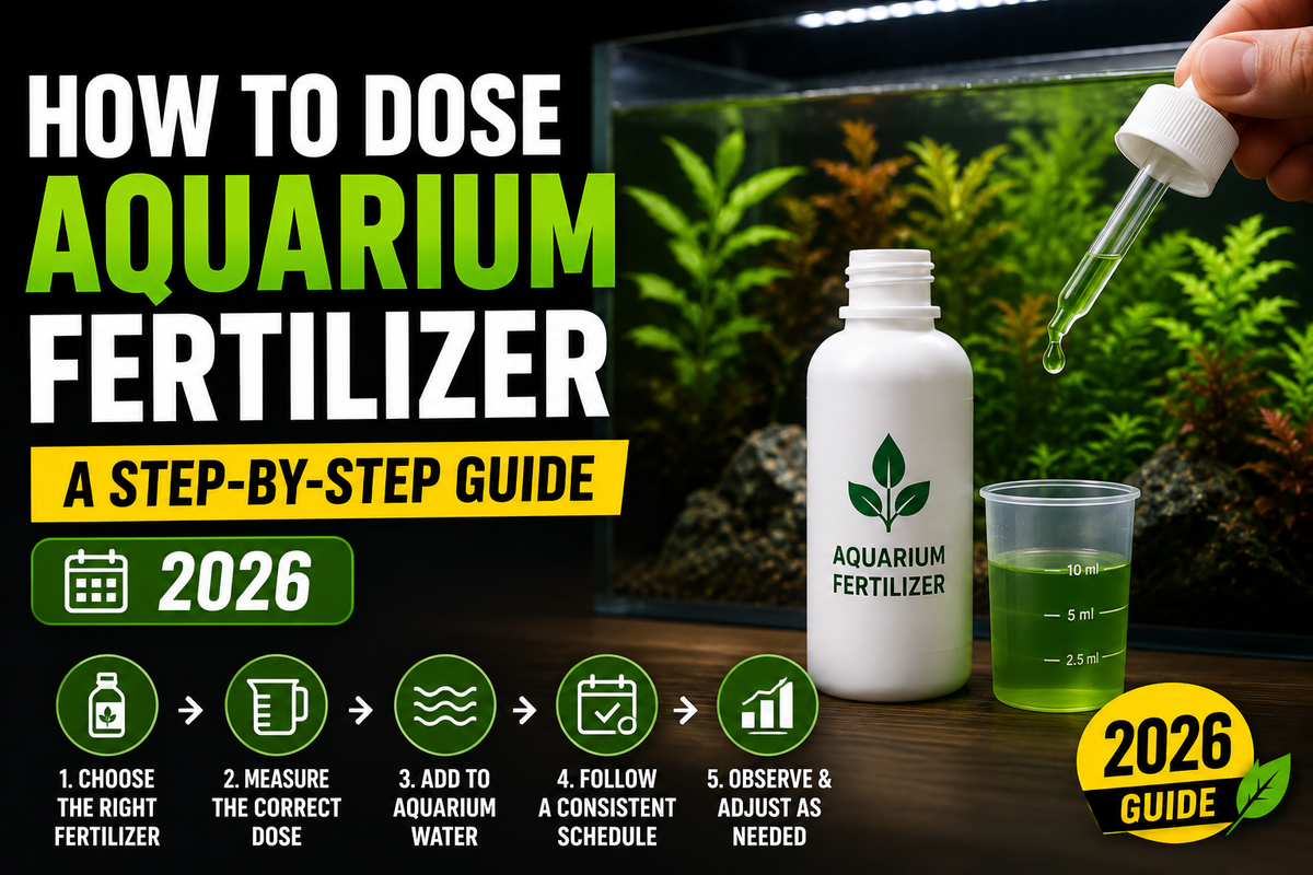 How to Dose Aquarium Fertilizer: A Step-by-Step Guide (2026)