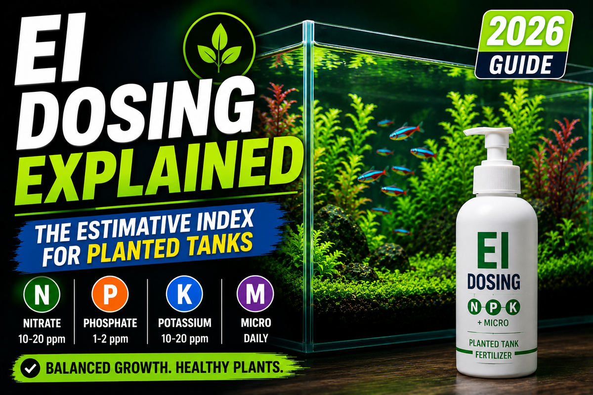 EI Dosing Explained: The Estimative Index for Planted Tanks (2026)