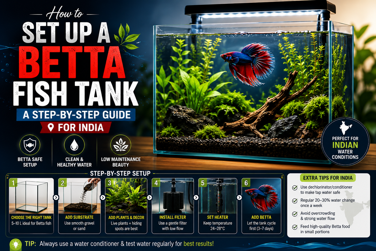 How to Set Up a Betta Fish Tank: A Step-by-Step Guide for India