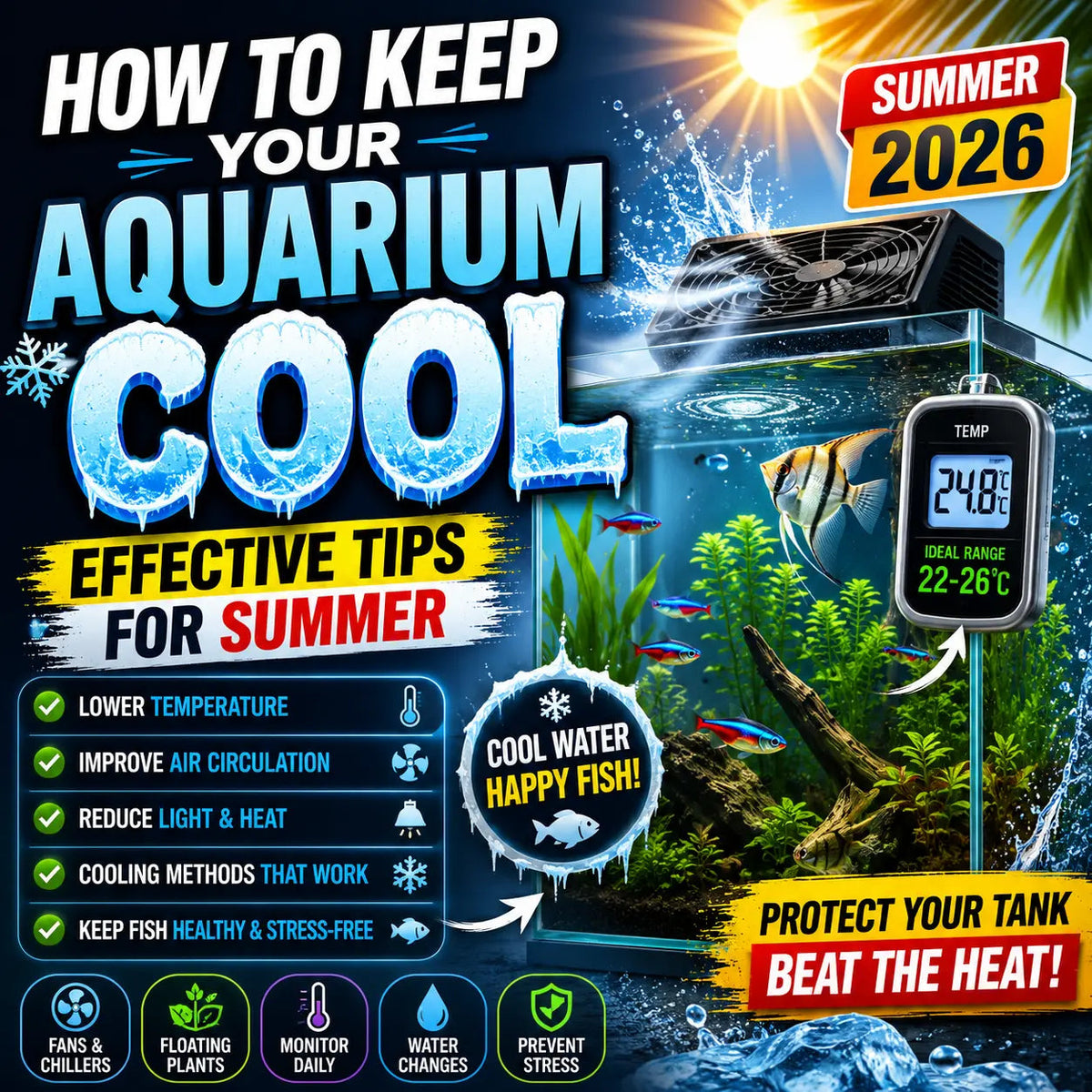 How to Keep Your Aquarium Cool: Effective Tips for Summer 2026 Fish Bazaar