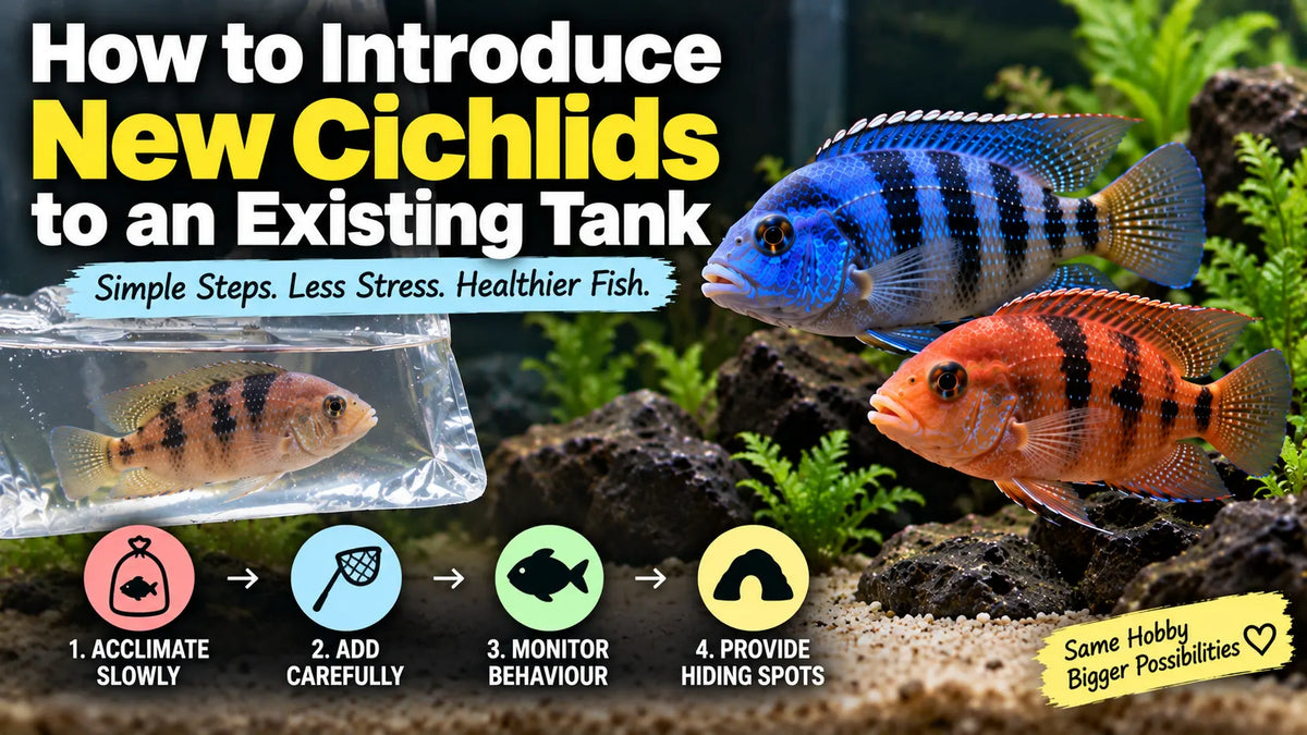 How to Introduce New Cichlids to an Existing Tank