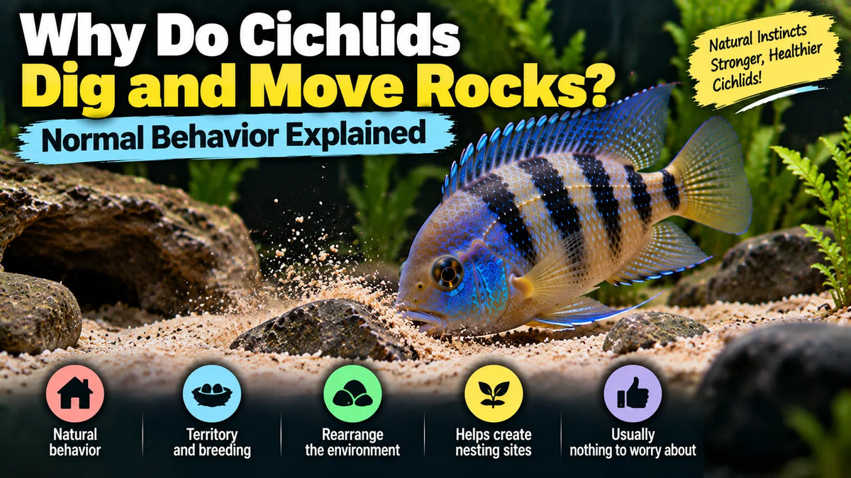 Why Do Cichlids Dig and Move Rocks? Normal Behavior Explained