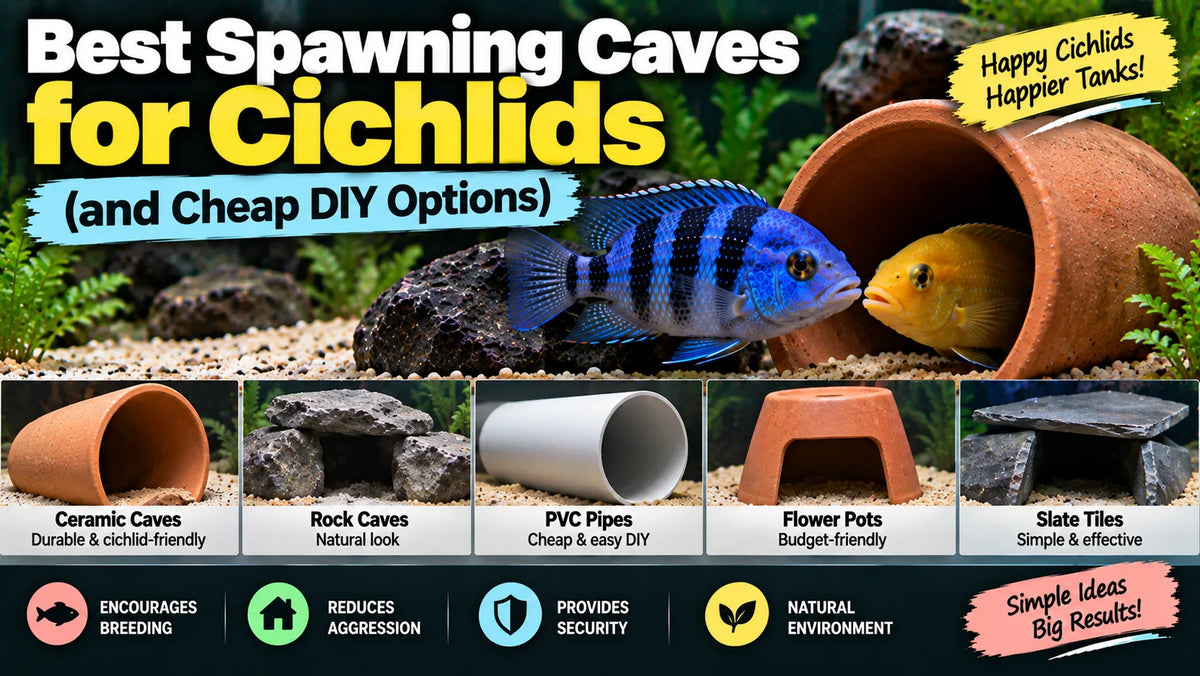 Best Spawning Caves for Cichlids (and Cheap DIY Options)