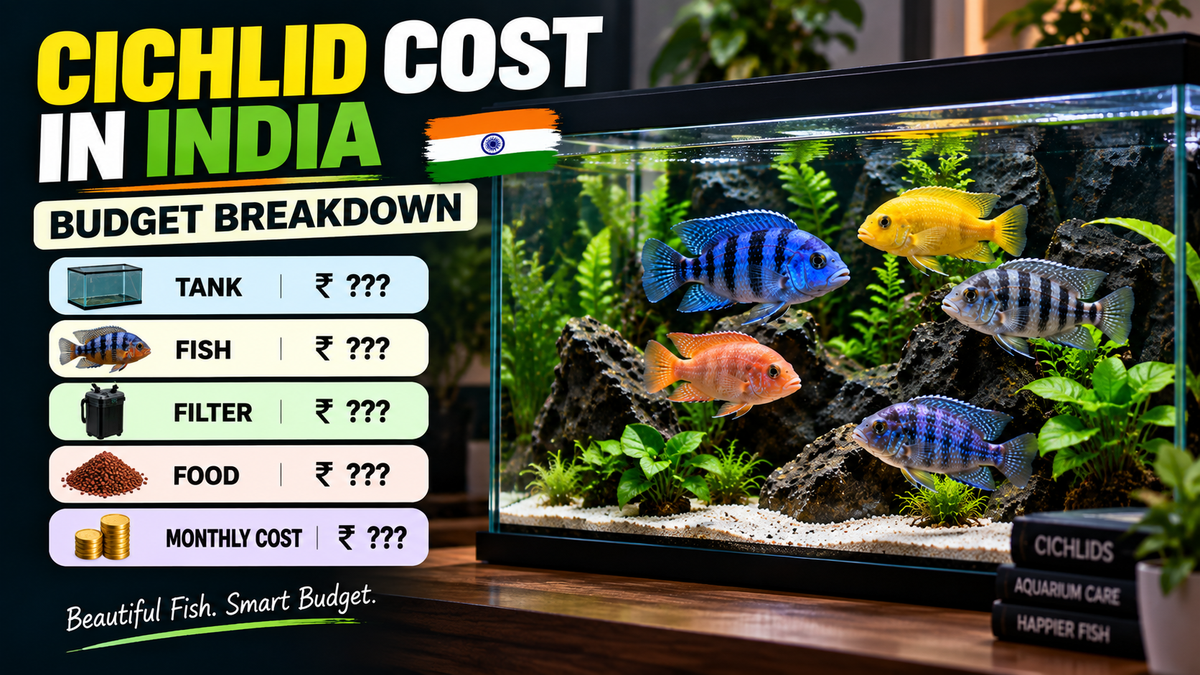 The Real Cost of Keeping Cichlids in India: A Budget Breakdown