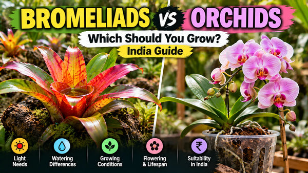 Bromeliads vs Orchids: Which Should You Grow? (India Comparison)