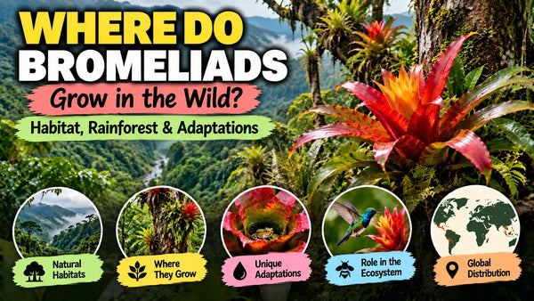 Where Do Bromeliads Grow in the Wild? Habitat, Rainforest & Adaptations
