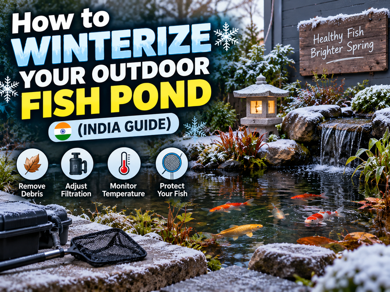 How to Winterize Your Outdoor Fish Pond (India Guide)
