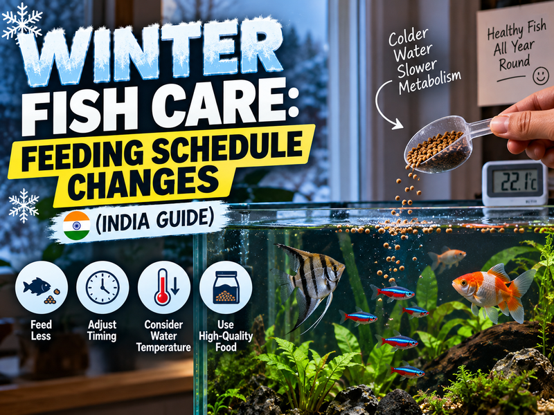 Winter Fish Care: Feeding Schedule Changes (India Guide)