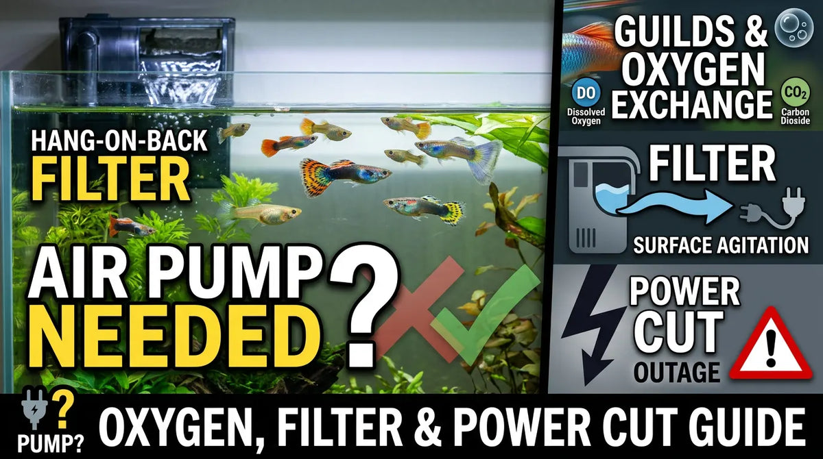 Do Guppies Need an Air Pump Oxygen, Filter & Power Cut Guide
