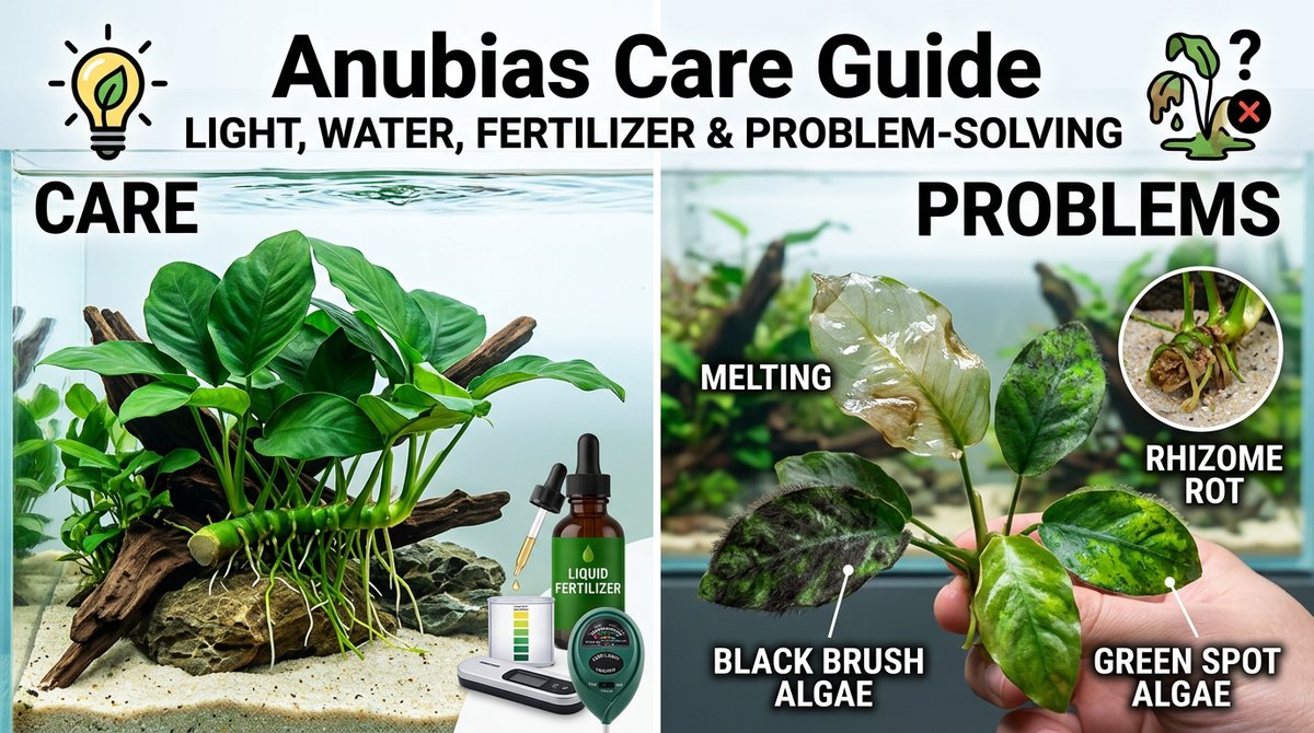 Anubias Care Guide: Light, Water, Fertilizer & Problem-Solving
