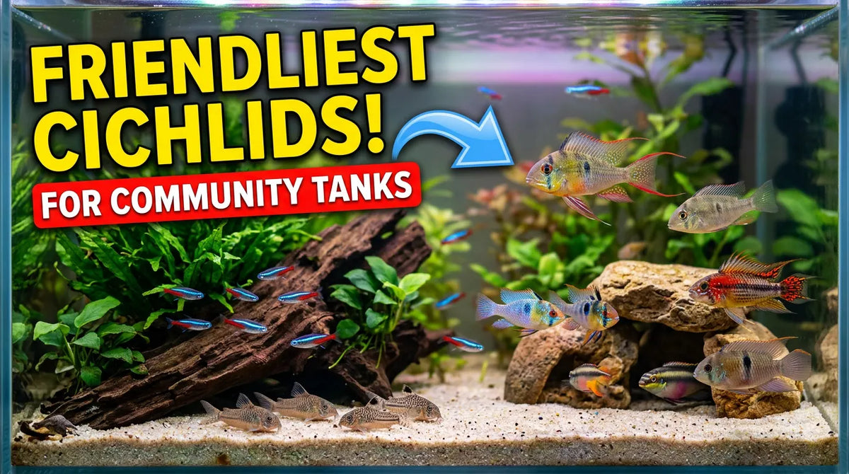 The Friendliest Cichlid Species for Community Tanks