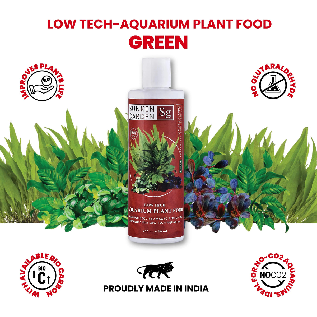 Best aquarium fertilizer in India - Sunken Garden Green all-in-one