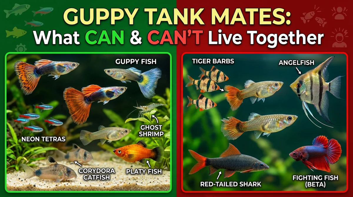 Guppy Tank Mates: What Can (and Can't) Live With Guppies