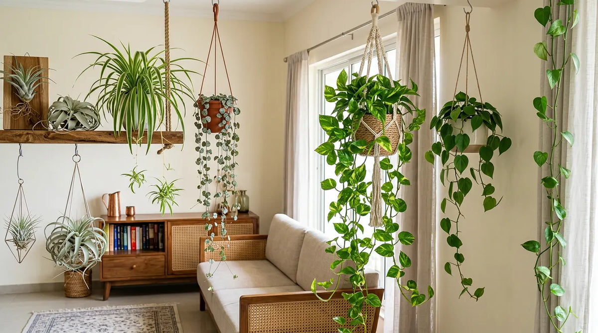 Hanging Indoor Plants in India Best Vines and Air Plants (2026)