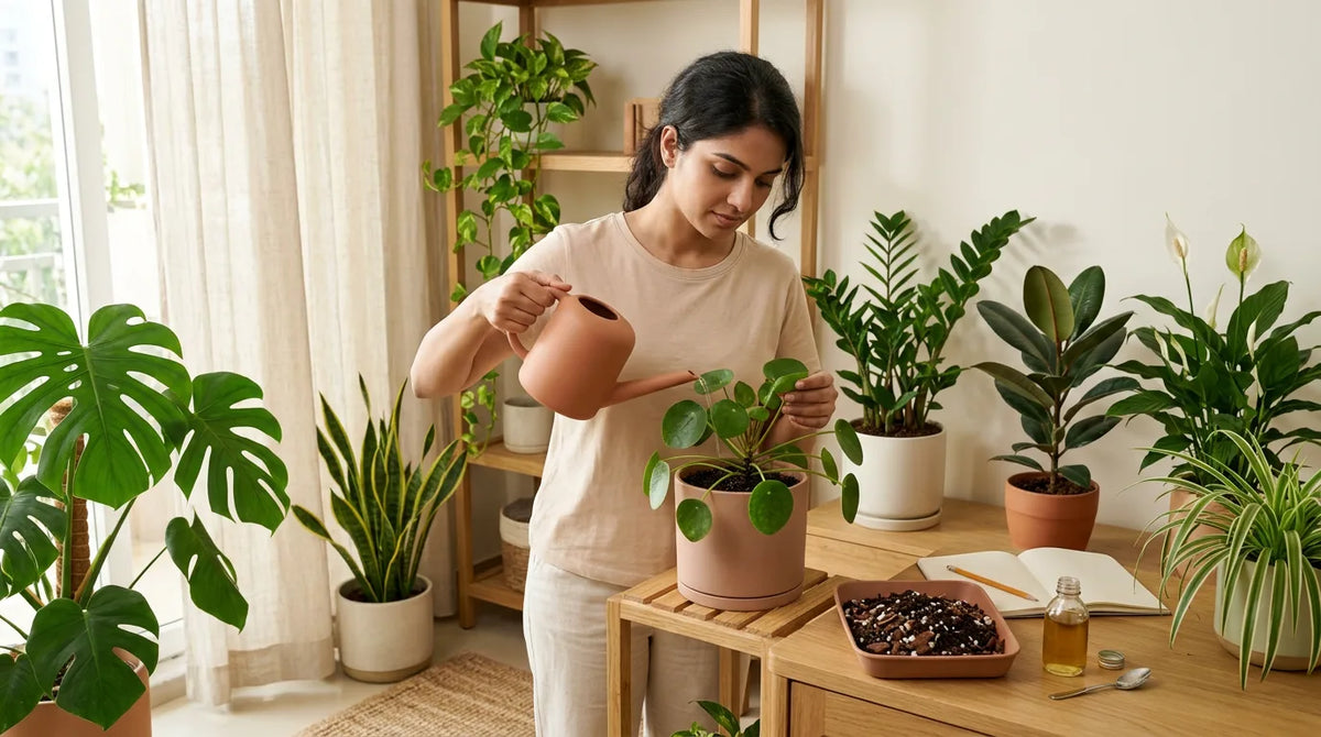 Indoor Plant Care for Beginners Light, Water, Soil, Feeding and a Simple Weekly Routine