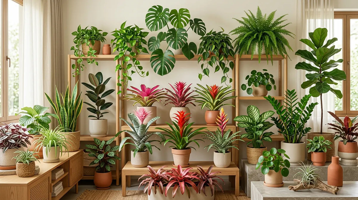 Indoor Plants With Names 30 Popular Houseplants and Bromeliads Identified
