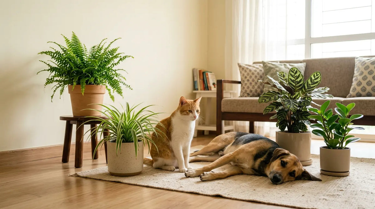 Pet-Safe Indoor Plants for Cats and Dogs: India Guide (2026)