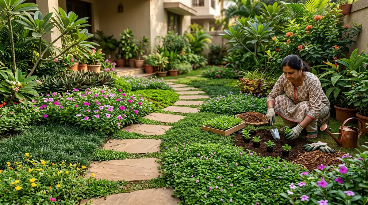 Replace Lawn With Ground Cover in India: Options and Steps