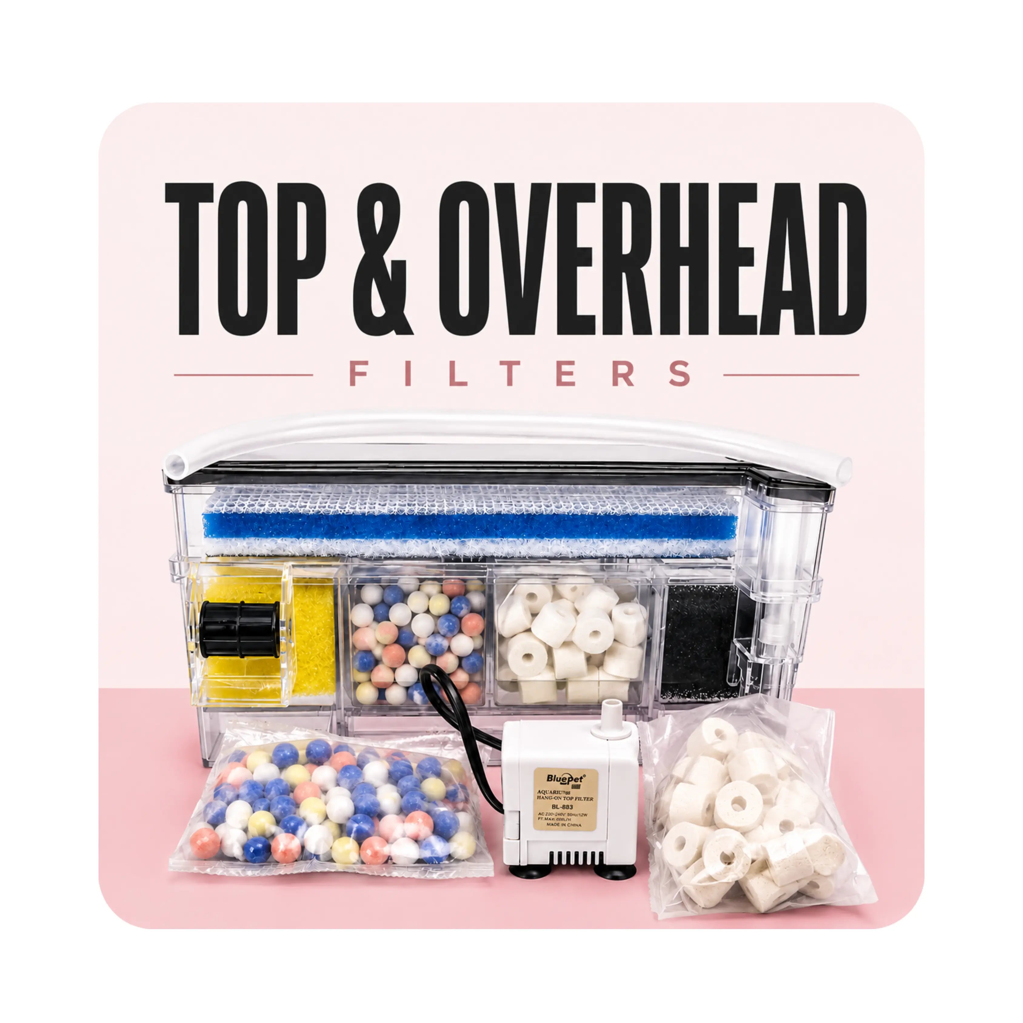 Top & Overhead Aquarium Filters