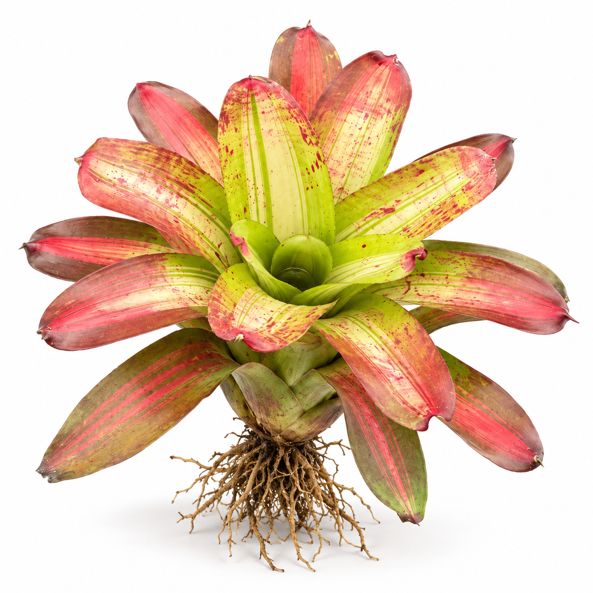 Neoregelia 'Francis' (Large) – Feature Bromeliad for Vivariums & Paludariums | India