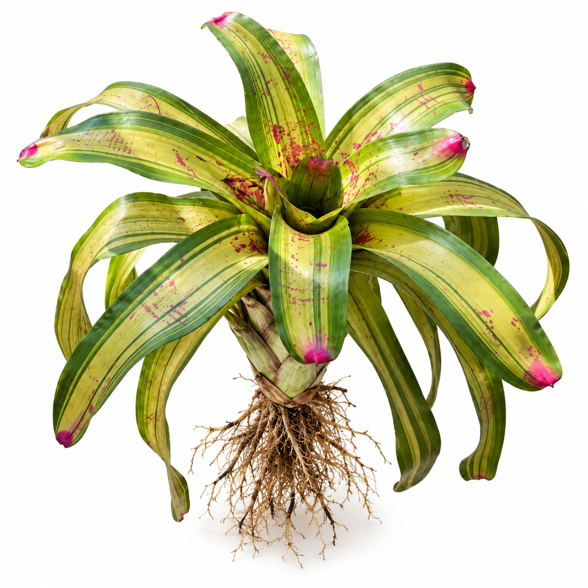Neoregelia 'De Rolf' (Large) – Bold Bromeliad for Vivariums & Paludariums | India