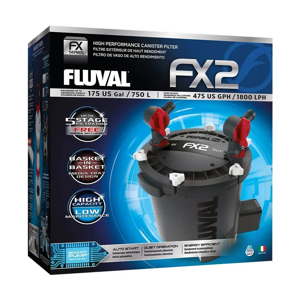 Fluval FX2 Canister Filter, up to 175 US Gal / 750 L Fluval