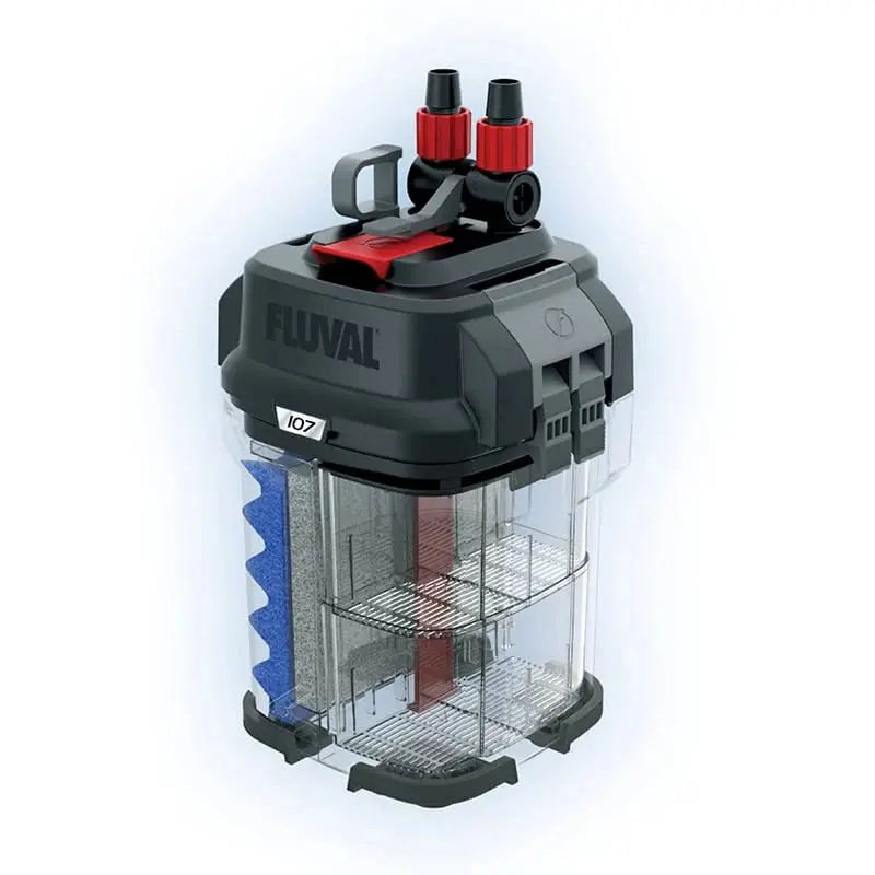 Fluval 107 Canister Filter, 10-30 US Gal / 40-130 L Fluval