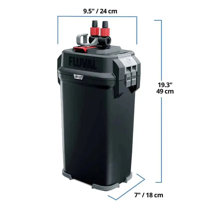 Fluval 407 Canister Filter, 50-100 US Gal / 150-500 L Fluval