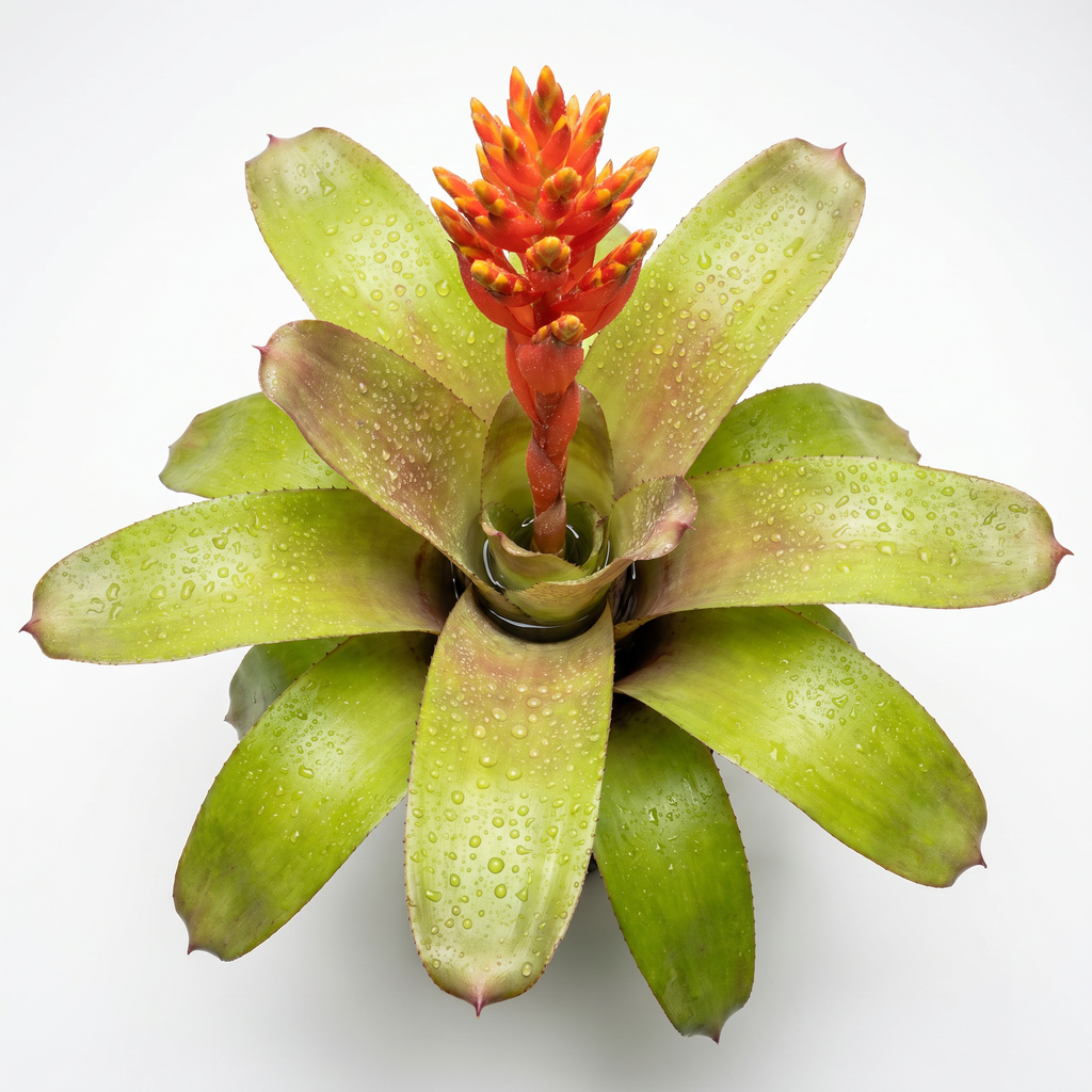 Aechmea 'Orange Torch' – Flowering Bromeliad for Vivariums | India