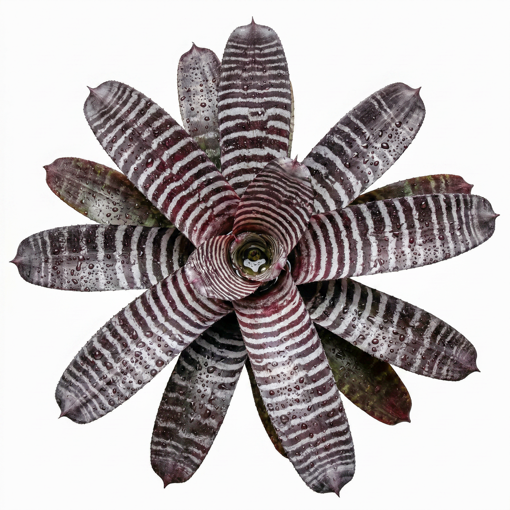Aechmea chantinii 'Black' – Amazonian Zebra Bromeliad for Vivariums | India Fish Bazaar