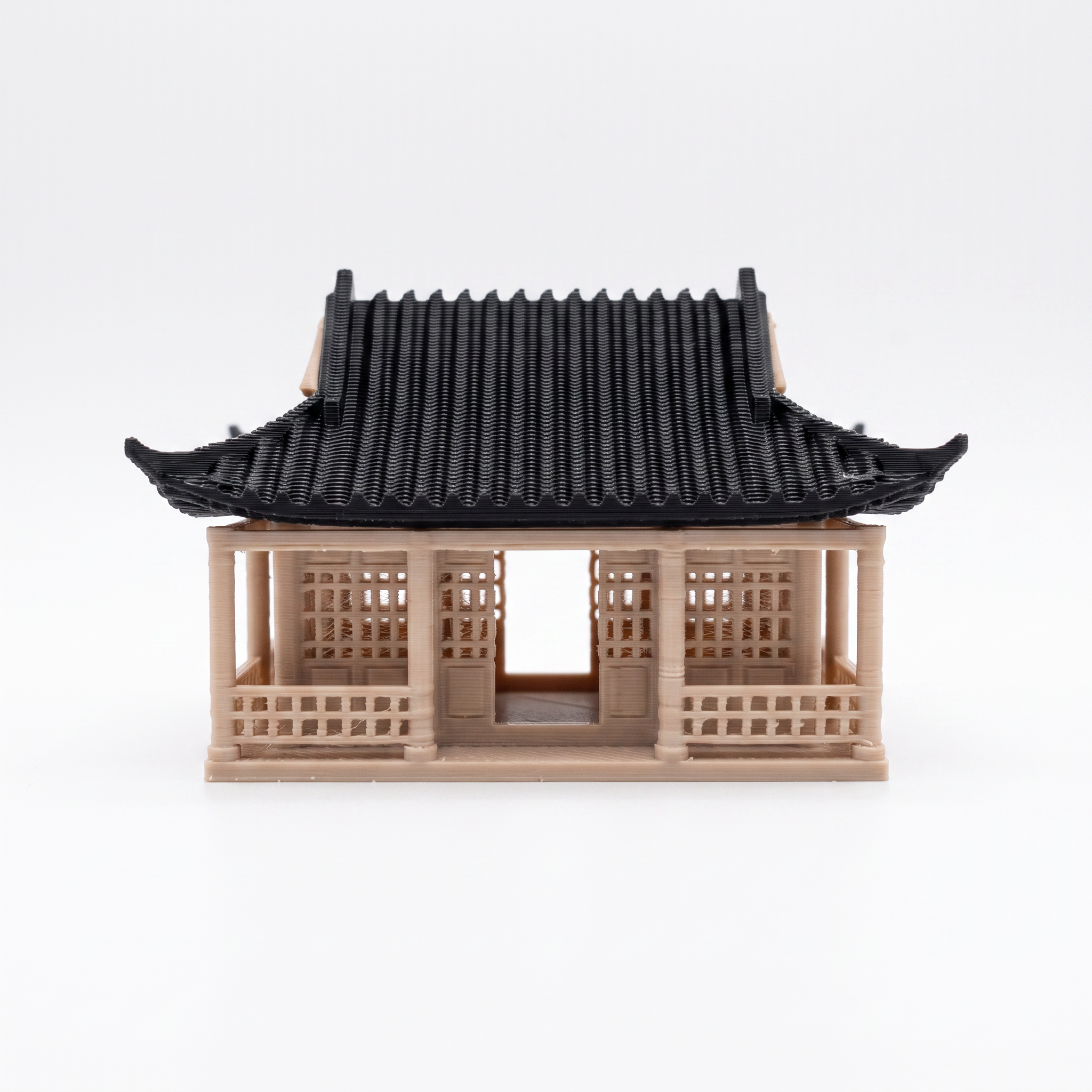 Ancient Chinese Home 2 (Aquarium & Terrarium Decor) Front View