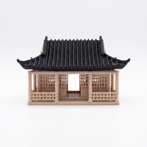Ancient Chinese Home 2 (Aquarium & Terrarium Decor) Front View
