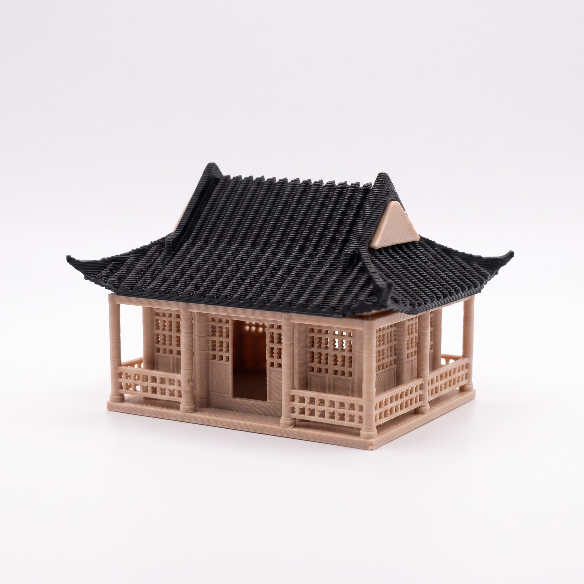 Ancient Chinese Home 2 (Aquarium & Terrarium Decor) Side View