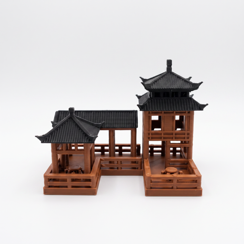 Ancient Viewing Platform (Aquarium & Terrarium Decor) Front View