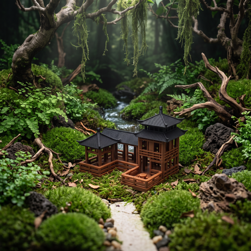 Ancient Viewing Platform (Aquarium & Terrarium Decor) In Terrarium
