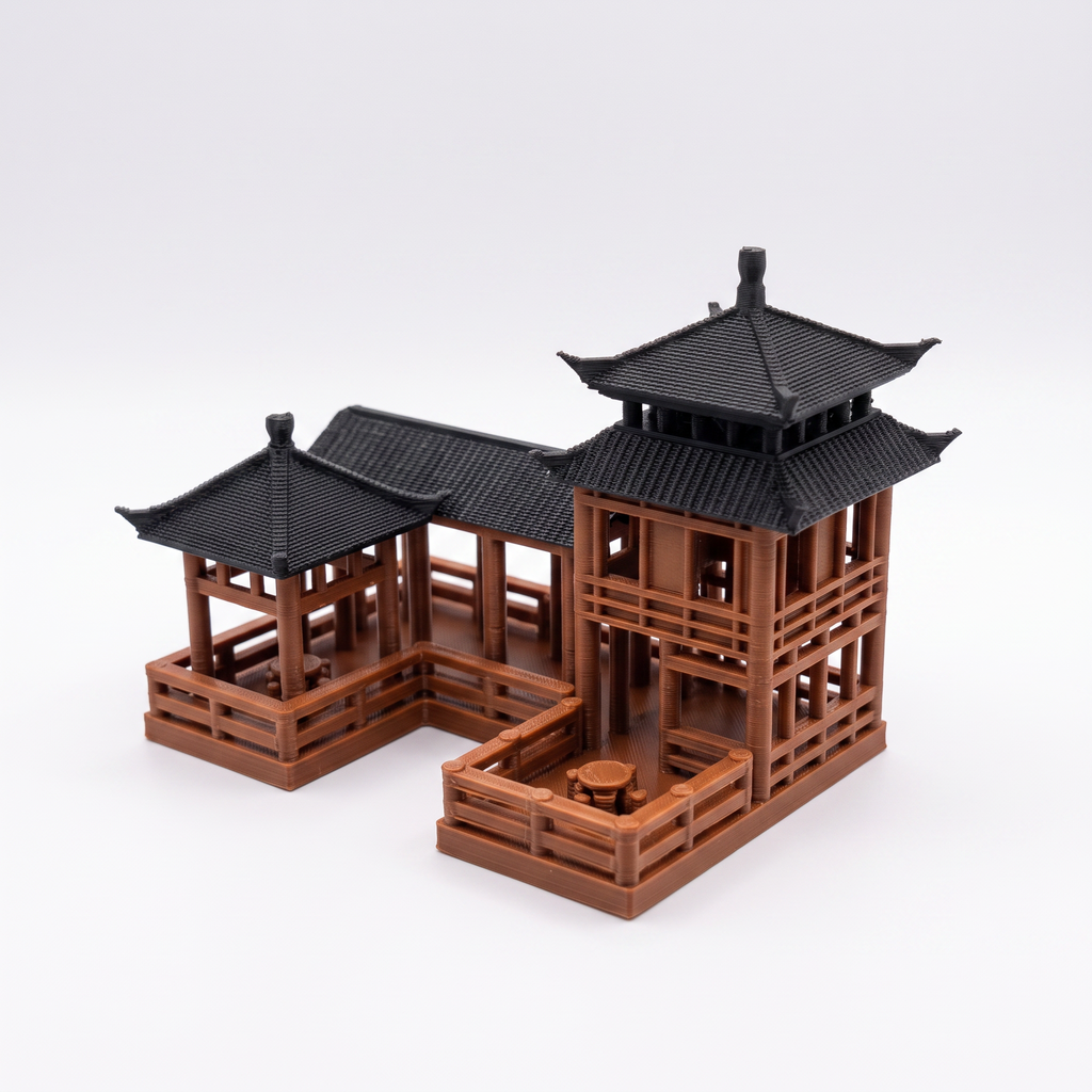 Ancient Viewing Platform (Aquarium & Terrarium Decor) Side View