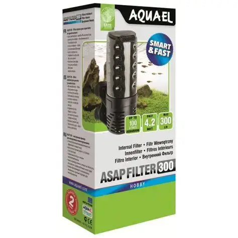 Aquael ASAP Filter 300 packaging on a white background