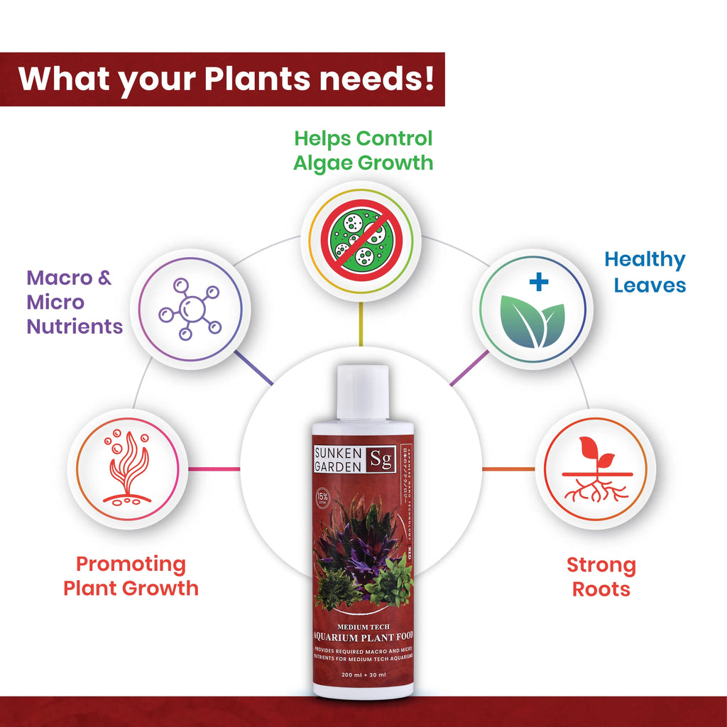 Sunken Garden Red – Fertilizer for Red Aquatic Plants. Bring Out the Bold. Feed the Red. Aquarium Products India