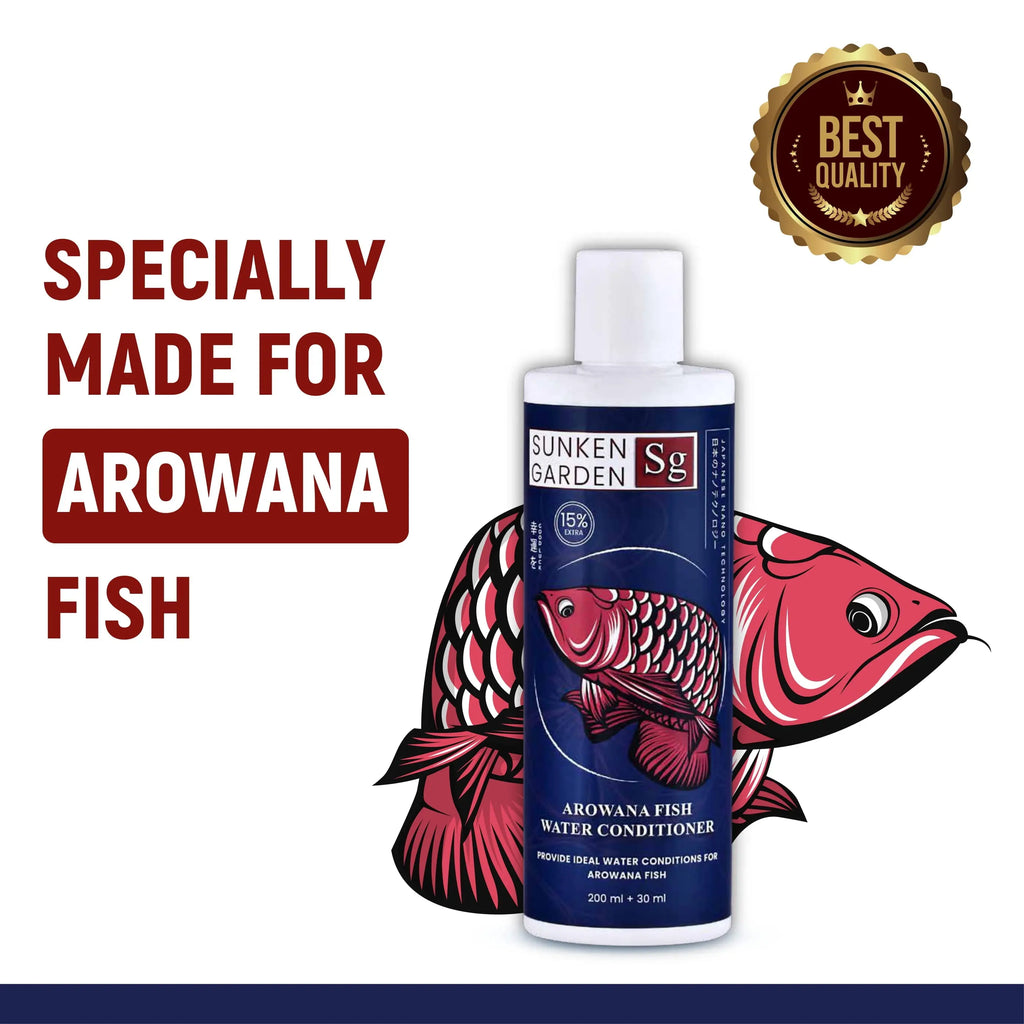 Sunken Garden Arowana Water Conditioner | For Strength, Color & Calm Behavior Sunken Garden Pvt Ltd