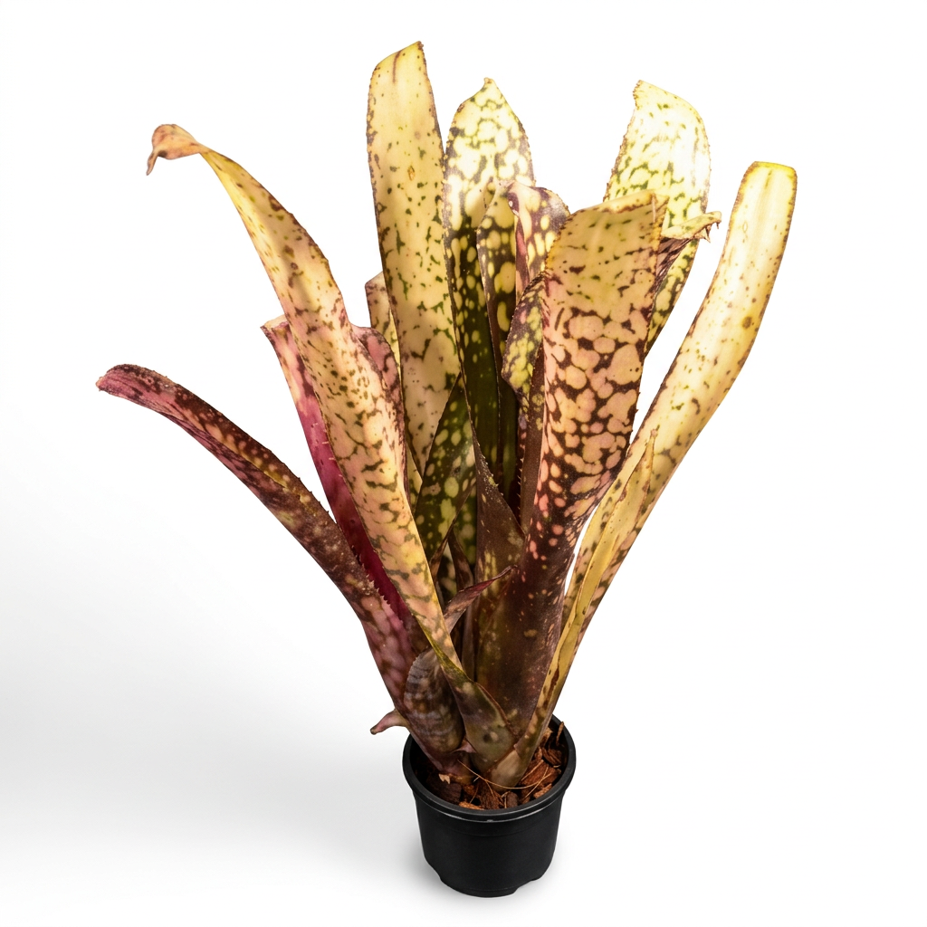 Billbergia 'Kolan Magic' – Patterned Bromeliad for Vivariums | India Fish Bazaar
