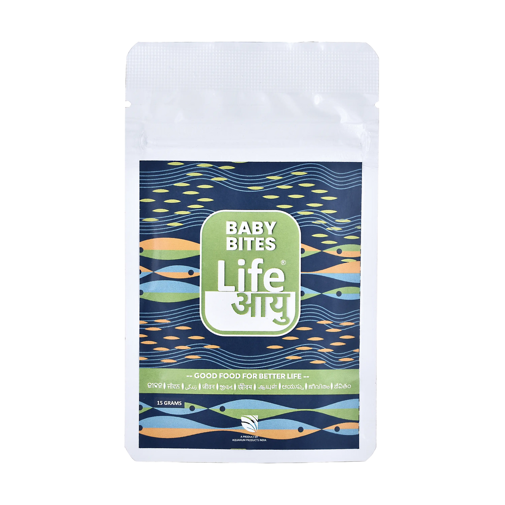Life AAYU Baby Bites – Superfood for Fry & Baby Fish Growth 15 g Aquarium Products India