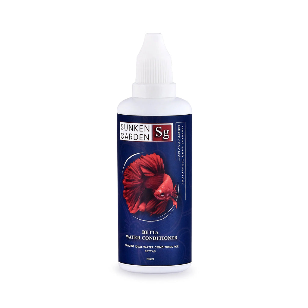 Sunken Garden Betta Fish Water Conditioner | Chlorine Neutralizer + Fin Rot Protection + pH Balancer | Made for Indian Aquariums Sunken Garden Pvt Ltd
