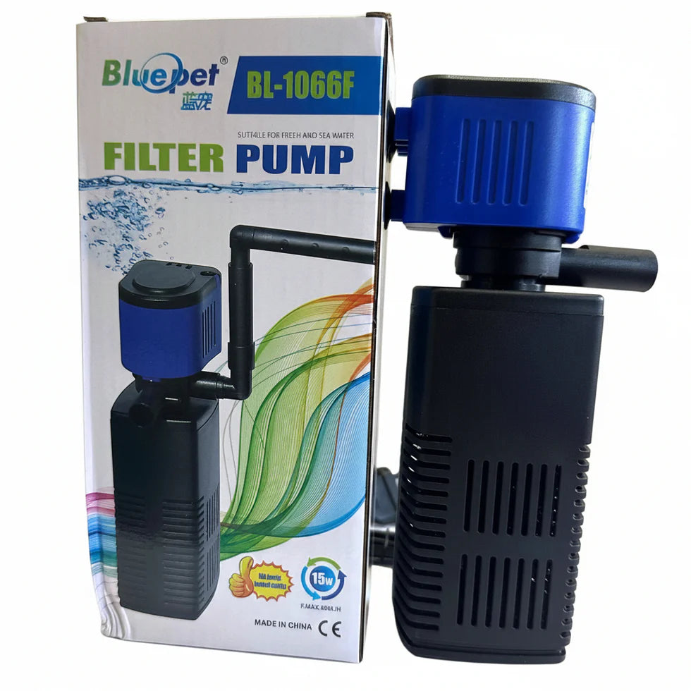 Blue Pet BL-1066F Aquarium Internal Filter 15 Watts Onyxaqua