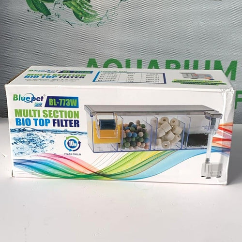 Blue Pet BL-773W Multi-Section Bio Top Filter (10W, 700L/H) Onyxaqua