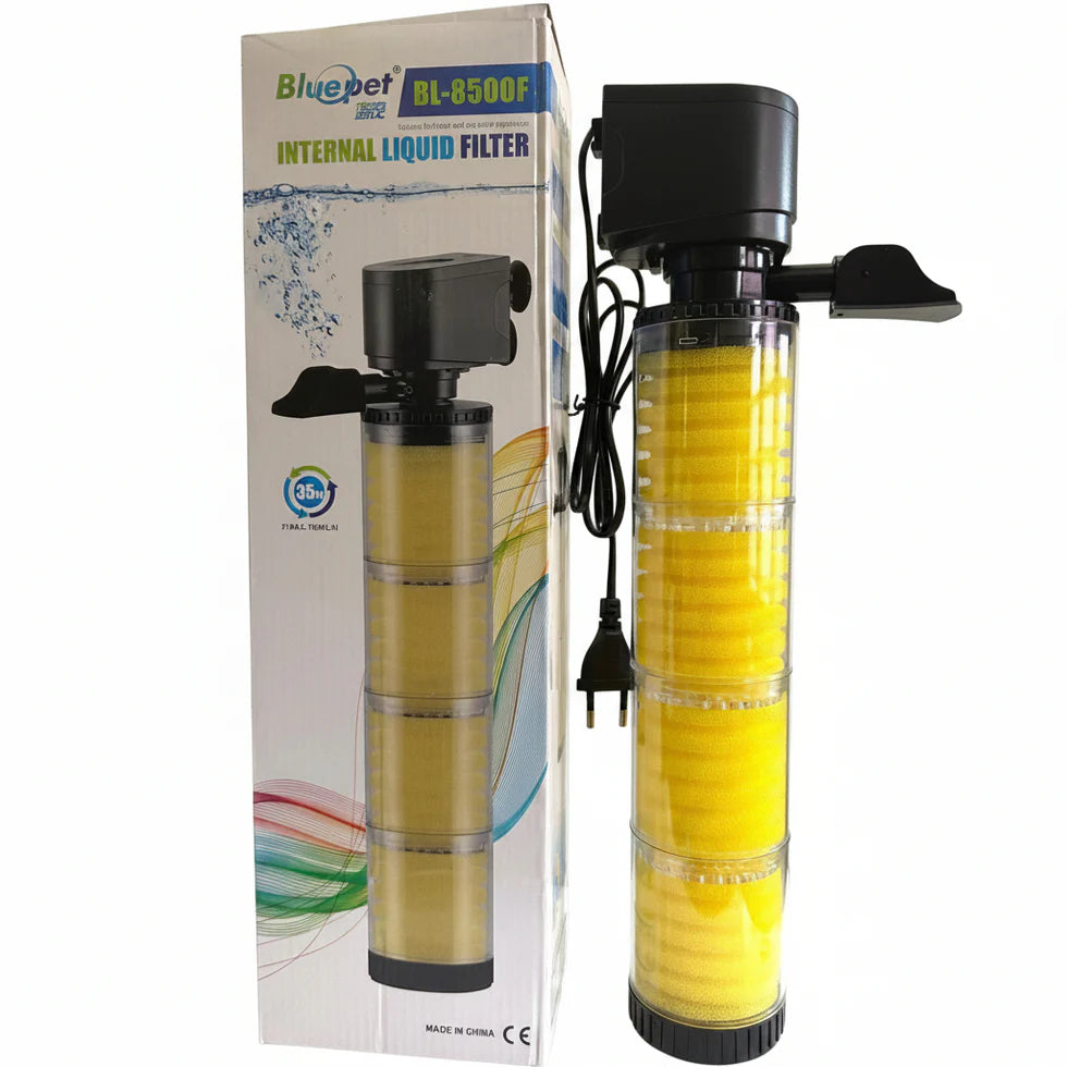 Blue Pet BL-8500F Aquarium Internal Liquid Filter 35 watts Onyxaqua
