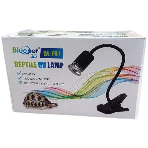 BluePet BL-F01 Reptile UV Lamp for Aquarium Tank Tortoises,Turtle Tank 50W UVAUVB Onyxaqua