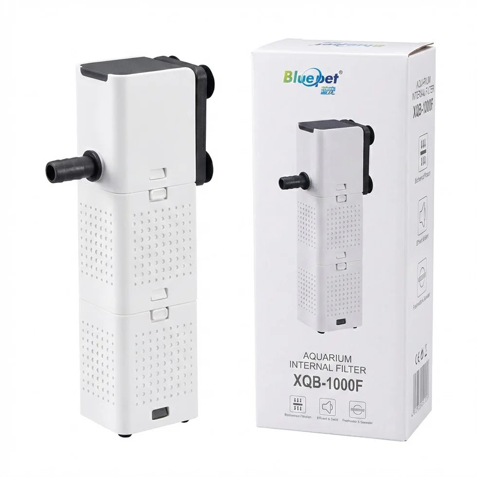 Bluepet XQB-1000F Aquarium Internal Filter (15W) – 1000L/H Silent Filtration Onyxaqua