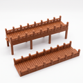 Bridge Straight 1 (Wooden Aquarium & Terrarium Bridge) | Terrarium Decor